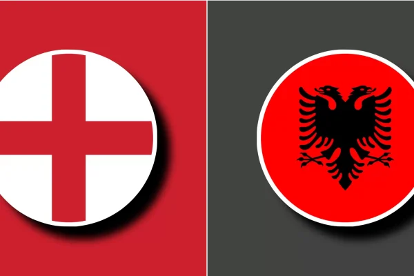 Pertandingan Inggris vs Albania