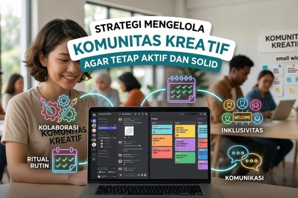 Strategi Mengelola Komunitas Kreatif agar Tetap Aktif dan Solid