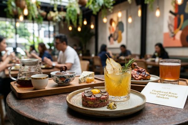 tren food pairing dalam dunia kuliner modern tahun ini.