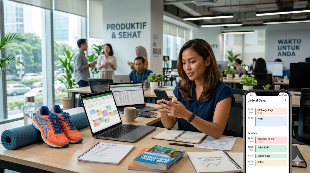 cara mengatur jadwal olahraga & rekreasi di tengah kesibukan kerja