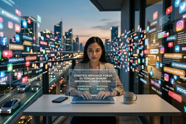 Strategi Menjaga Fokus di Tengah Banjir Informasi Media Sosial