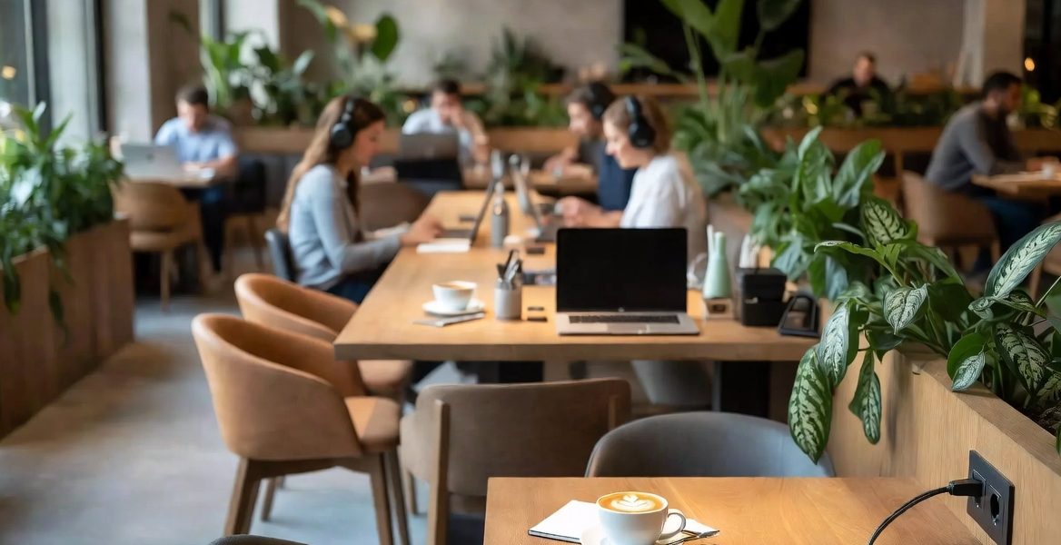 Review coffee shop dengan konsep co-working space