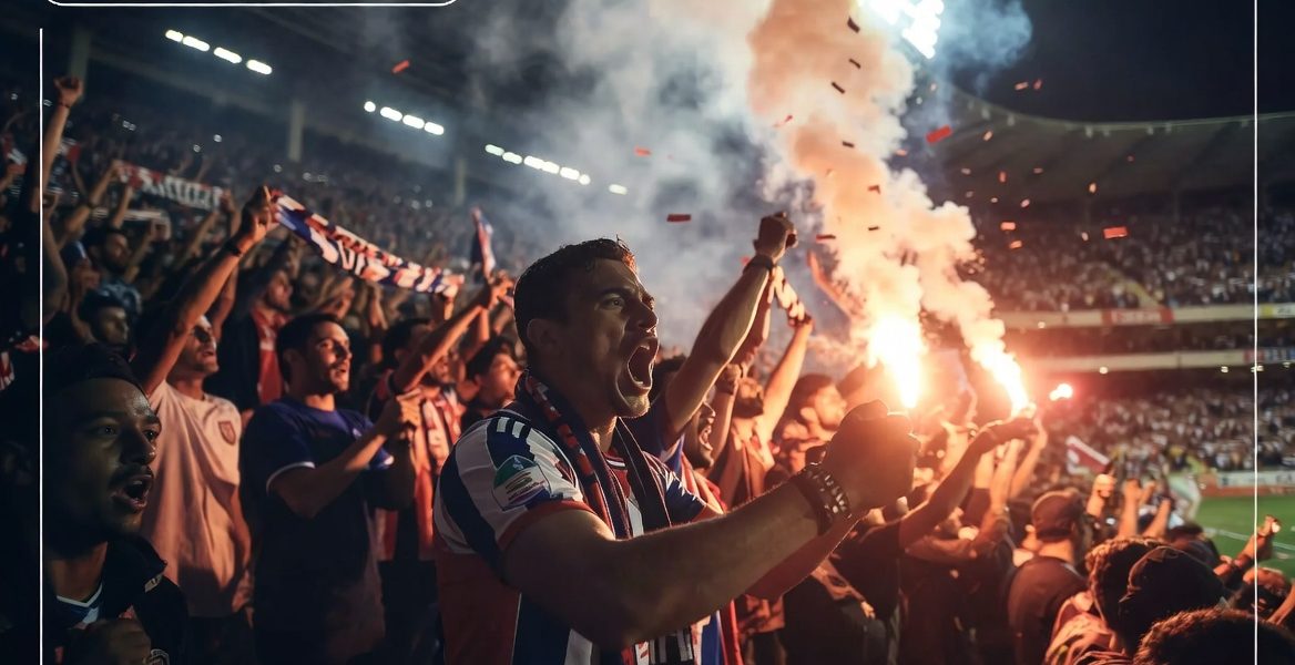 Fanatisme Supporter di Tribun Stadion